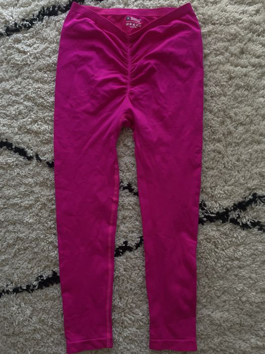 Leggings Push Up em V Rosa