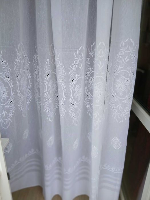 Firanka/ zasłona z haftami