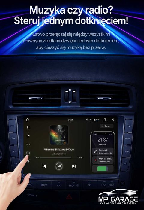 Lexus IS200/250/300 Radio Android_14 CarPlay/AndroidAuto 4G Qled LTE Montaż Gwarancja !!!