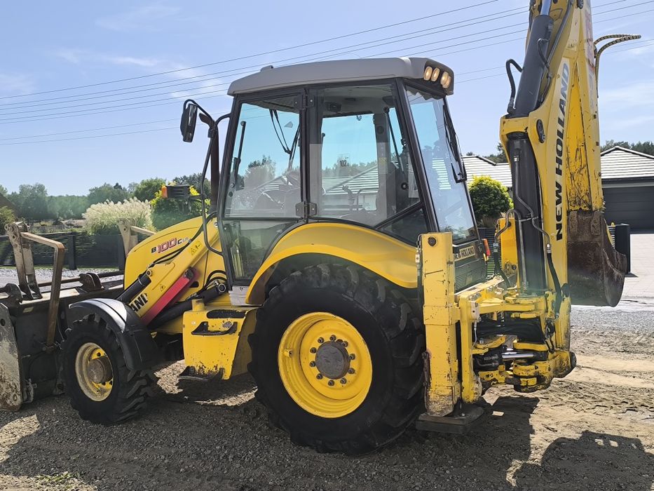New holland B100 2015rok krokodyl leteskop 4x4 super stan JCB 3cx Cat 428 case 590 koparko ładowarka