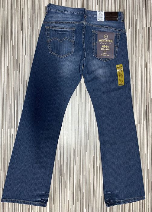 Spodnie męskie jeans 31/34 pas 82 cm komplet 2 sztuki Maverick nowe