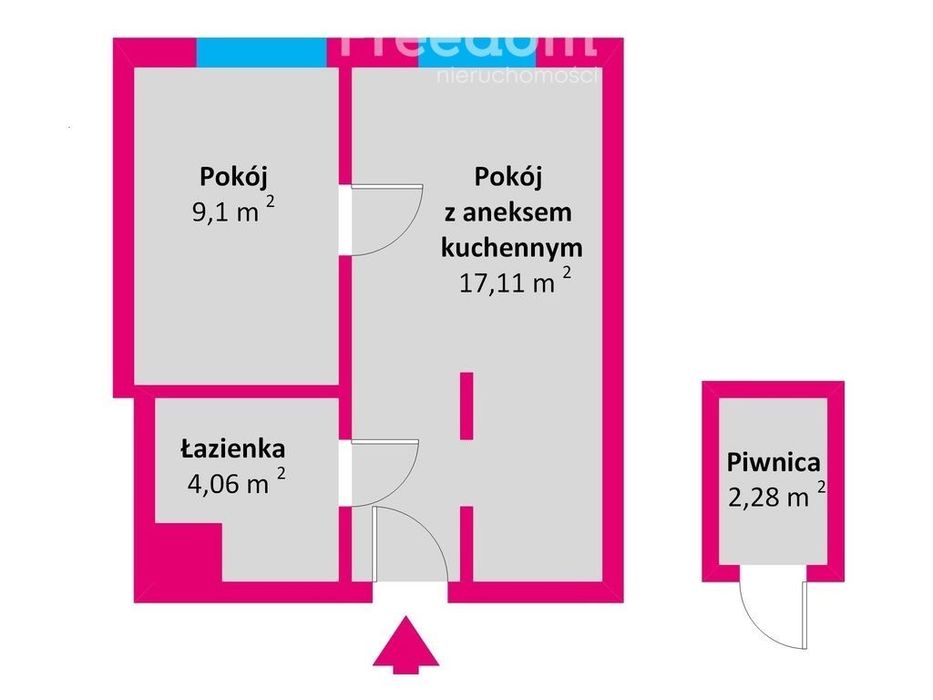 Rzeszów | 2 pokoje, 8. piętro, ścisłe centrum