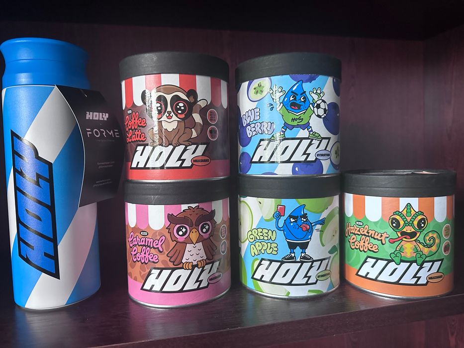 Napoje Holy 65 zł  sztuka + shaker gratis