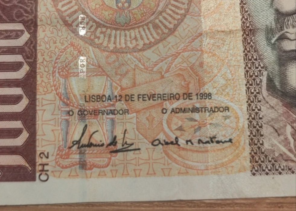 Nota de coleção 10 000 escudos em perfeitas condições