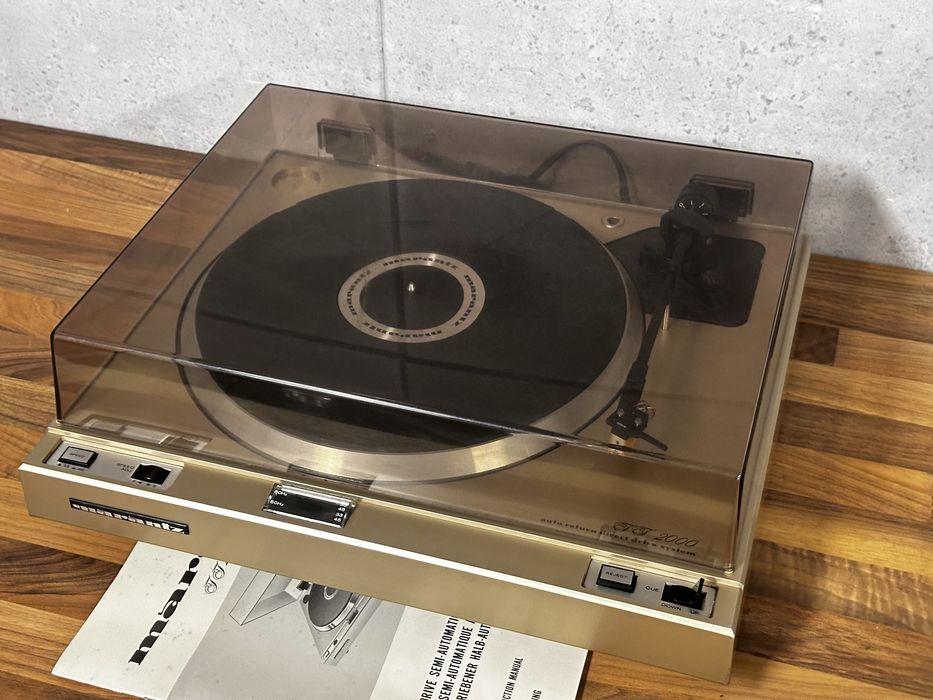 Gramofon Marantz TT 2000 gramofon vintage, instrukcja