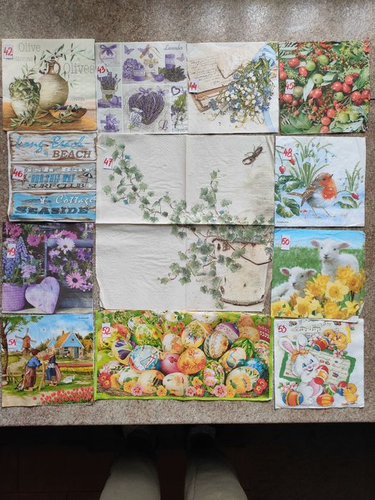 Serwetki papierowe decoupage