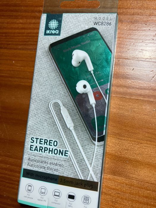 fones com microfone jack 3,5 IKrea model wc8286
