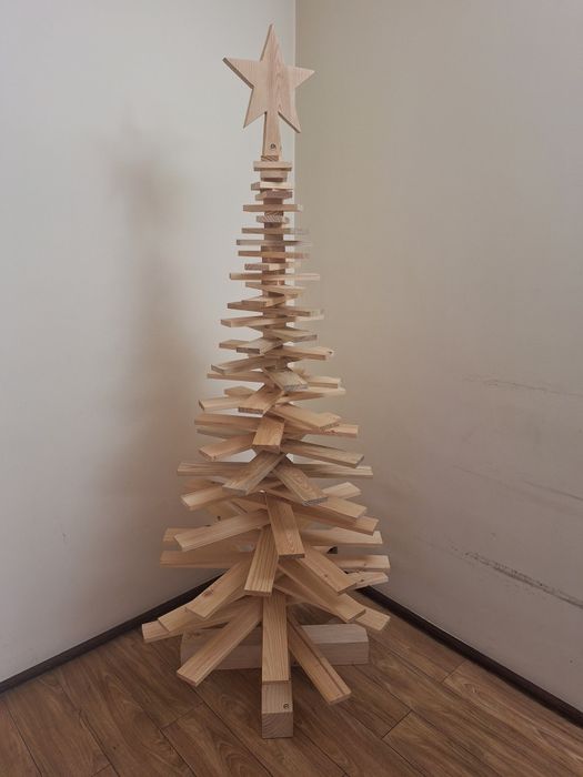 Árvores de Natal em madeira