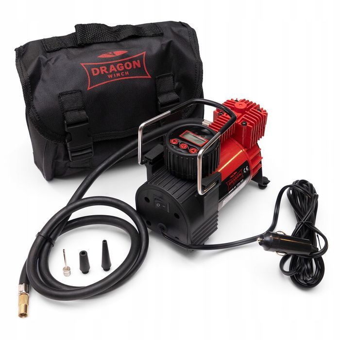 KOMPRESOR SAMOCHODOWY 12V Dragon Winch pompka sprężarka mini