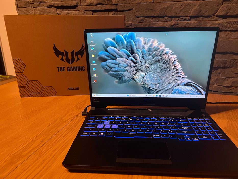 Laptop Asus TUF F15 i5-10gen 16GB SSD 512GB FHD 144Hz Win11 gamingowy