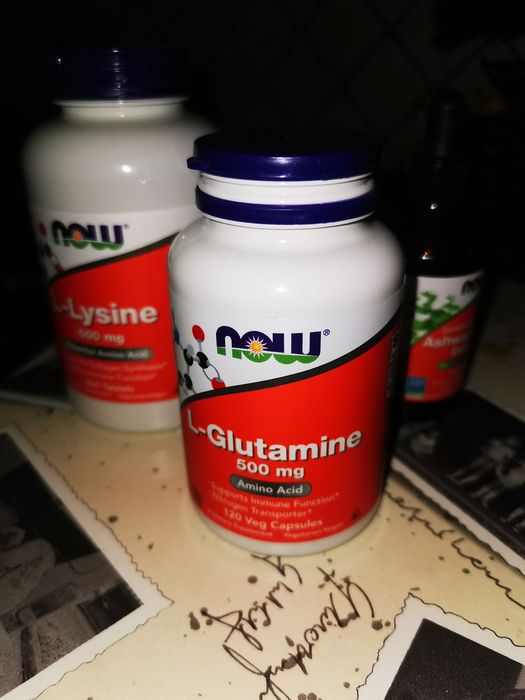 iHerb оригінал L-Glutamine 500 mg 120 capsules