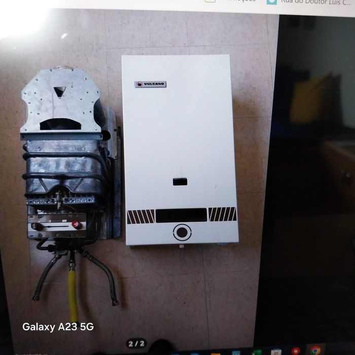 Esquentador Vulcano a gás natural