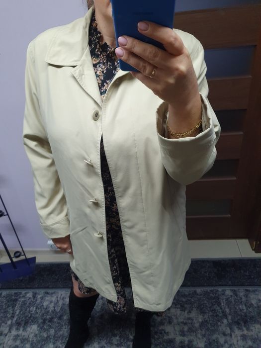 Kurtka płaszczyk trencz Damart rozmiar 16