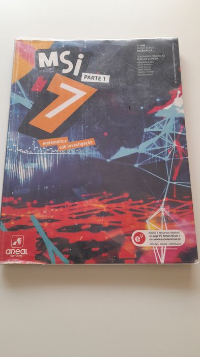2 manuais e caderno de atividades 7 matemática