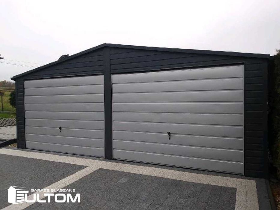 Garaż blaszany blaszak profil zamknięty PREMIUM 6x5 6x6 6x7