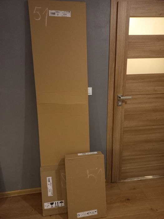 Regał Nandu 50 cm 3 szuflady 4 półki