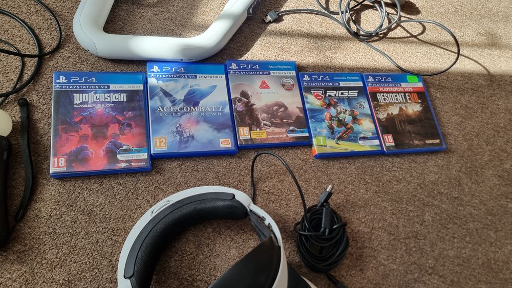 Zestaw PlayStation 4 VR – Akcesoria- 5 Gier!