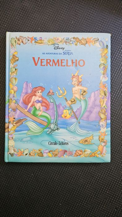 (Disney) A Pequena Sereia - Vermelho [Semi-Novo][Entrego em Lisboa]