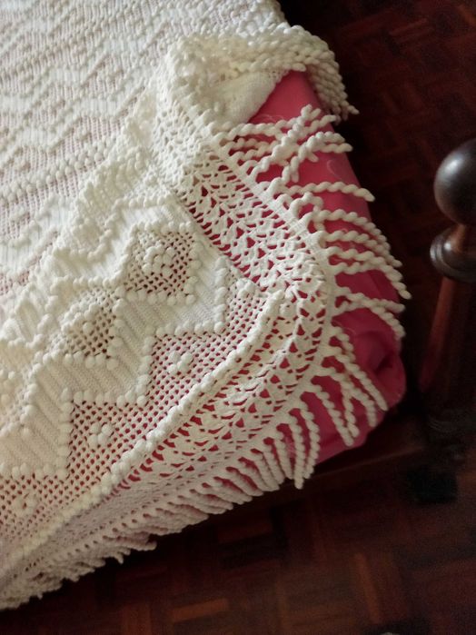 Colcha de Renda para cama de casal