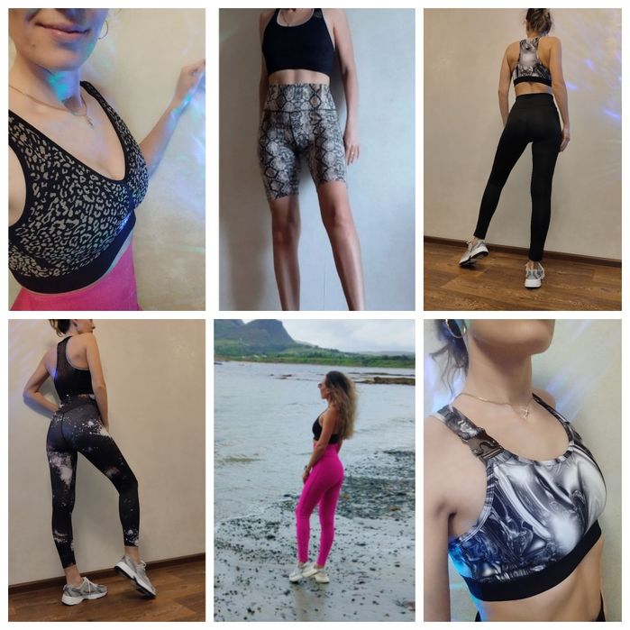 Лот 7од.спортивний комплект/пакет речей для фітнесу S/M,пакет одягу