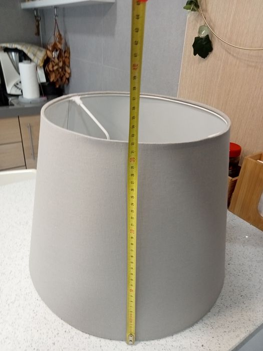 Abajour cinza IKEA