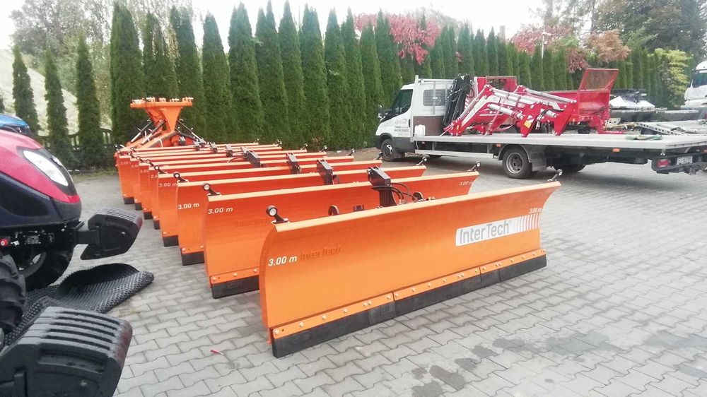 Pług do śniegu INTER-TECH do TUZ lub TUR  spych śnieżny, PROMOCJA!!