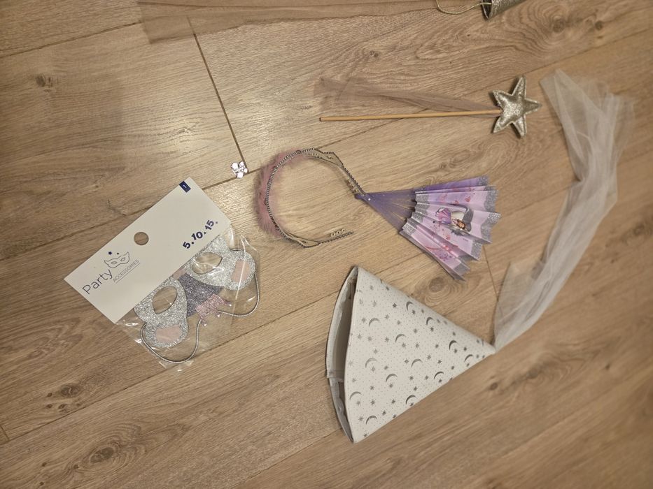 WRÓŻKA księżniczka JEDNOROŻEC przebranie strój maska haloween karnawał
