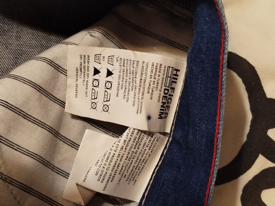 Niebieskie męskie regularne jeansy Tommy Hilfiger 32 34
