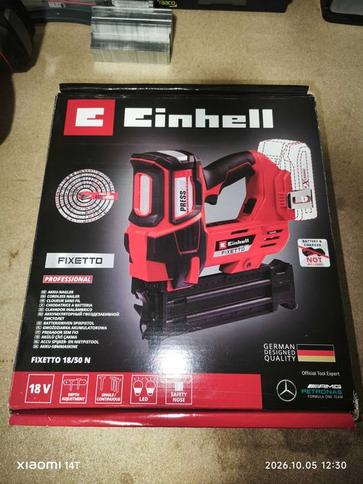Pistola Pregos a Bateria Einhell Fixetto 18/50 N 18V