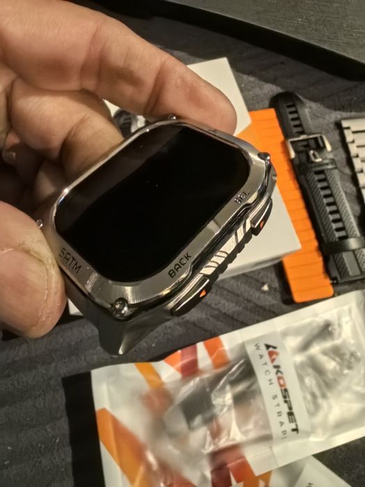 Smartwatch Kospet M4C NOVO + Extras

- Caixa em