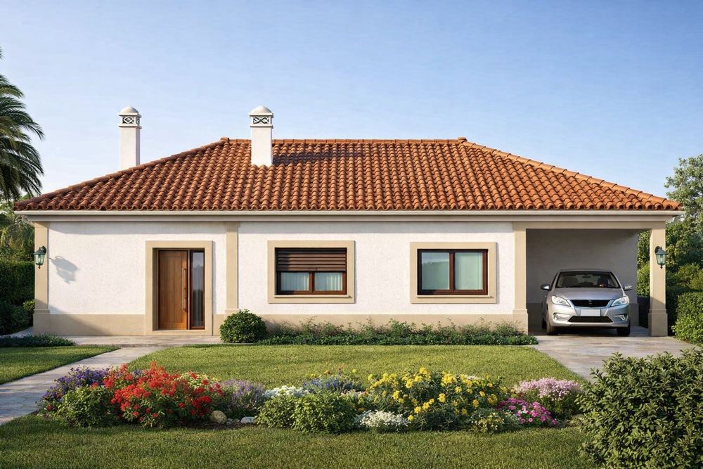 Terreno Urbano com Projeto T3 – Moreiras Grandes