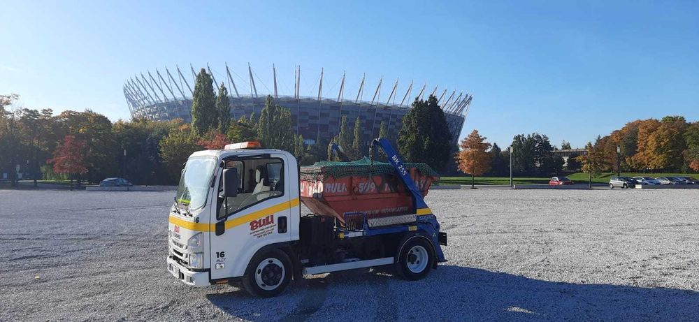 Wywóz gruzu, odpadów budowlanych. BIG BAG na gruz