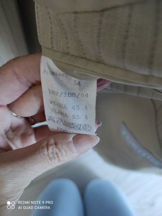 Garnitur męski rozm 54