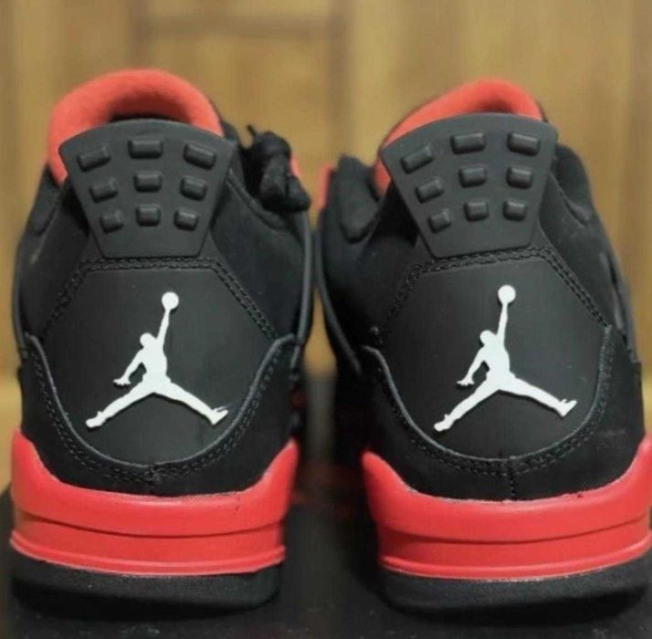 Jordan 4 czarne czerwone nowe buty jordana meskie