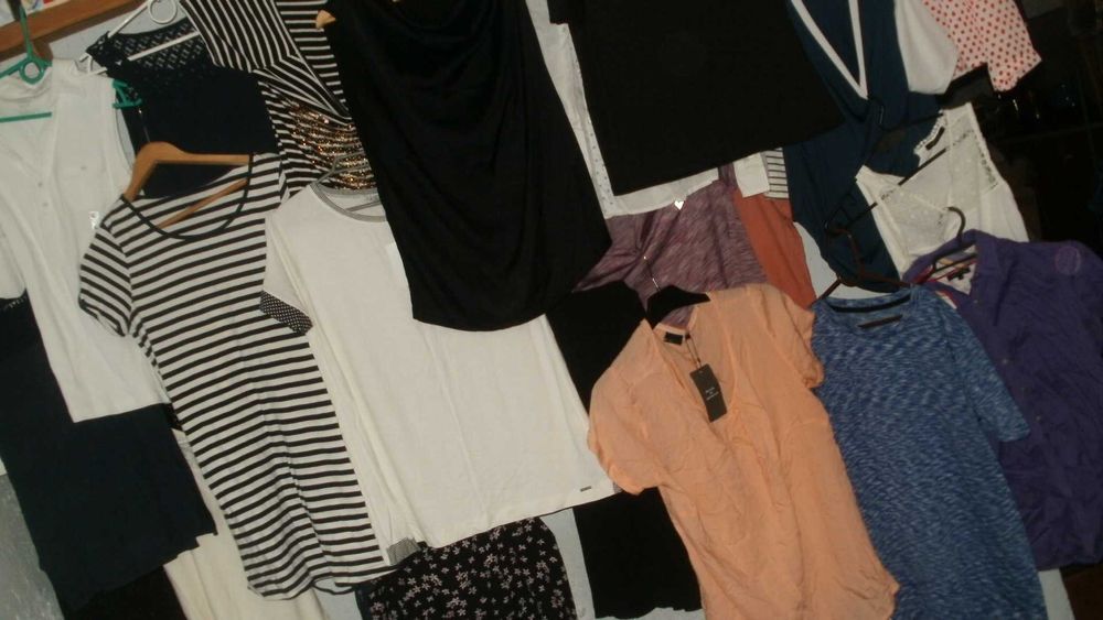 Koszulki, bluzeczki S/M/L Mexx, Quiosque, Adidas ..- giga zestaw ok 60