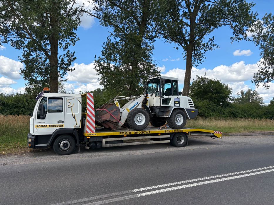Pomoc Drogowa 24/7  Osobowe Bus Koparki Do 7 TON! Transport Laweta Hol