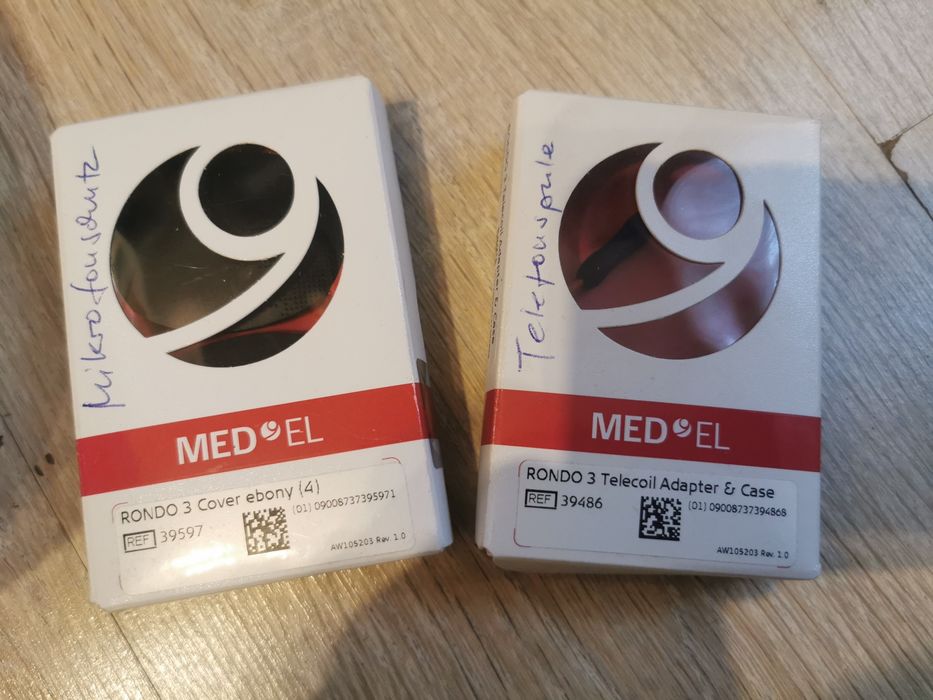 Med El  Rondo 3 telcoil adapter & case + cover