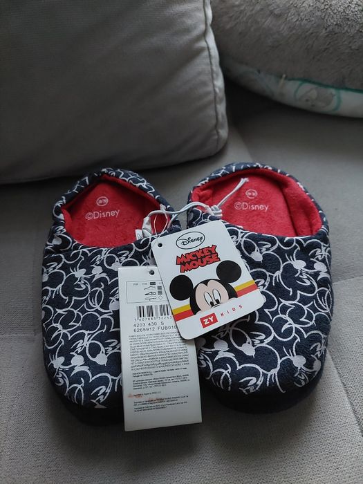 Nowe kapcie wsuwane myszka miki 29 na 30