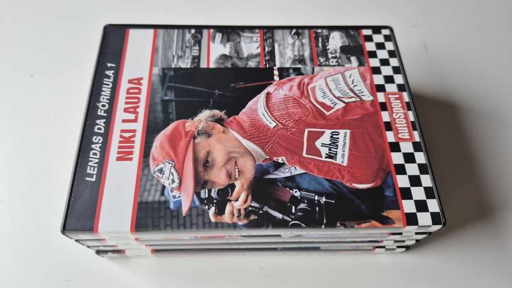 4 DVD originais Lendas da F1