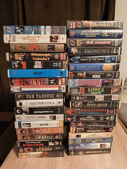 Filmy Kasety VHS 90 !! dużo oryginalne klasyka polskie usa bajki