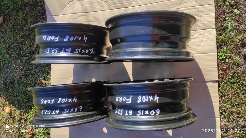 Диски 4/108/15 Ford 6.0J ET 52.5 DIA 63.1