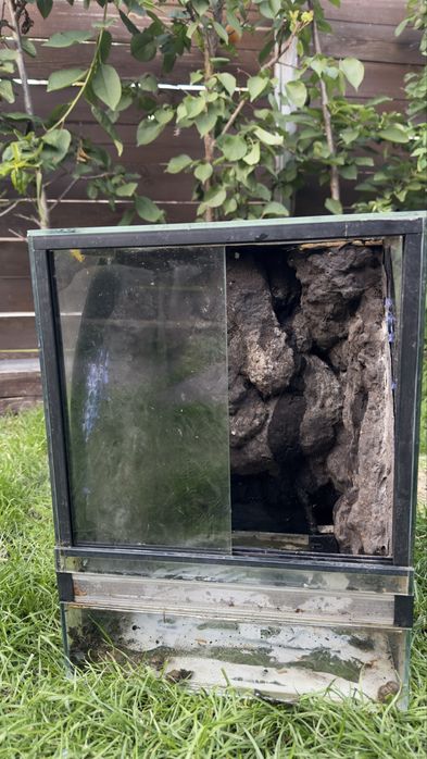 Terrarium z wodospadem 30x30x40