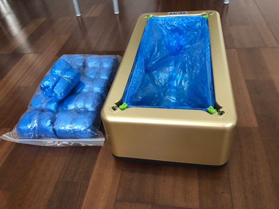 Dispensador de capas protectoras de calçado + pack capas