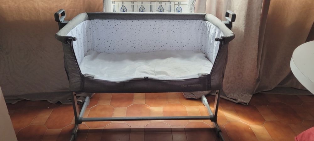 Berço Kinderkraft Neste Up Cinza – Como Novo – 50€