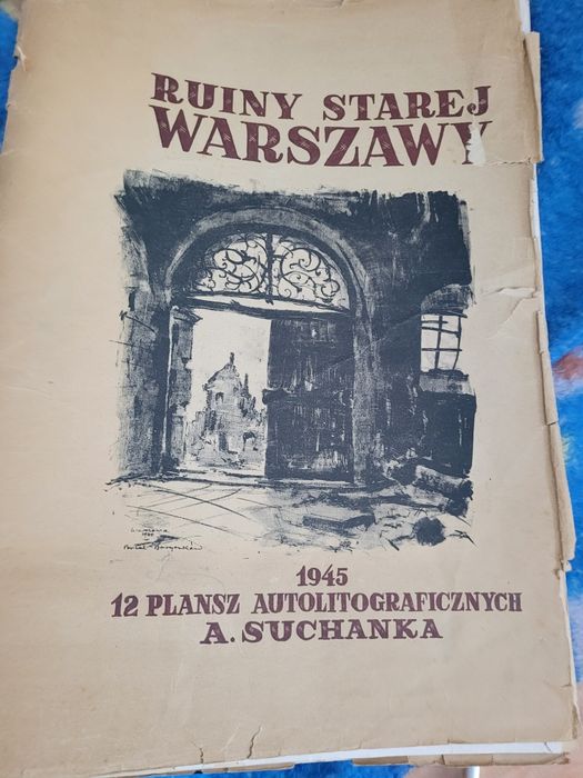 Antoni Suchanek  12 autolitografii  Warszawy