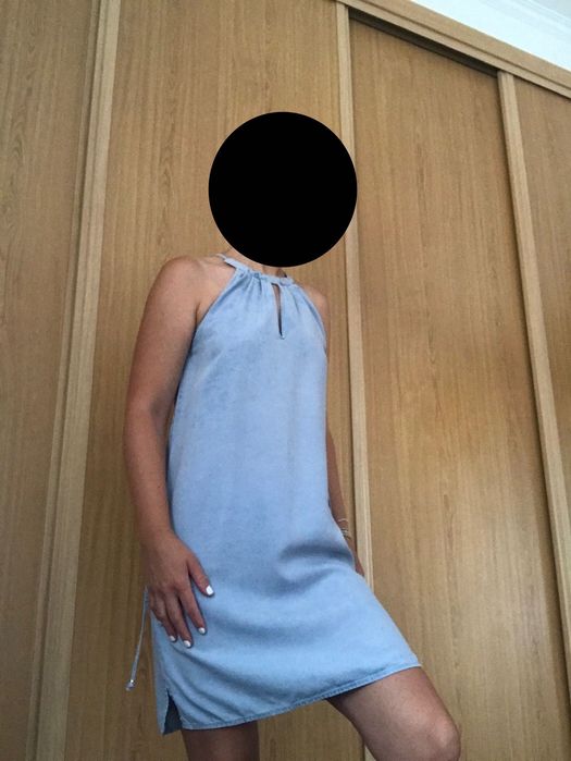 Vestido de ganga fina da Salsa (Original)