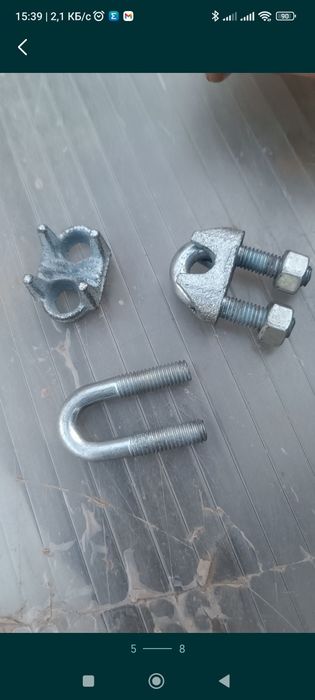 Зажим для троса DIN 741, 8мм.
Материал исполнения: Сталь с оцинкованны