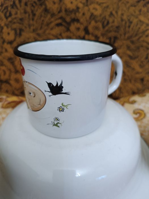 Винтажная эмалированная посуда времён ссср