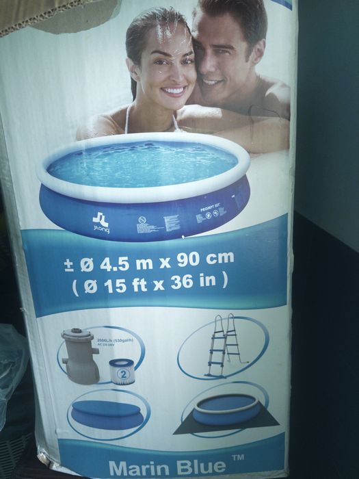 Piscina 4,5m por 90cm de altura