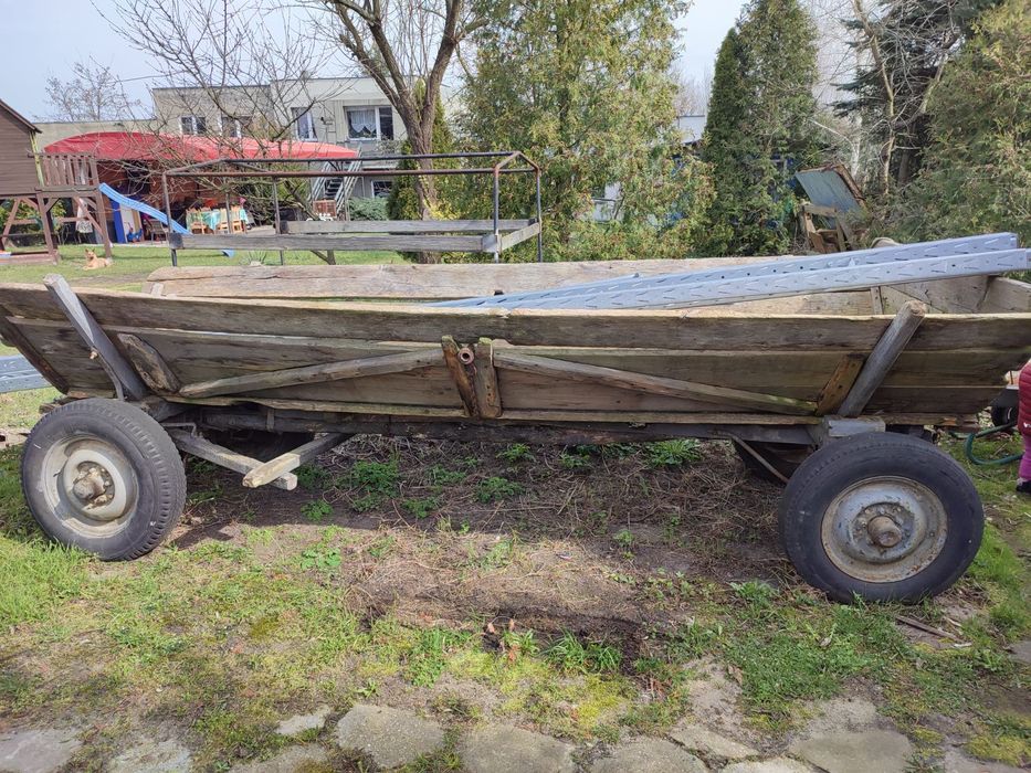 Wóz konny wóz drewniany